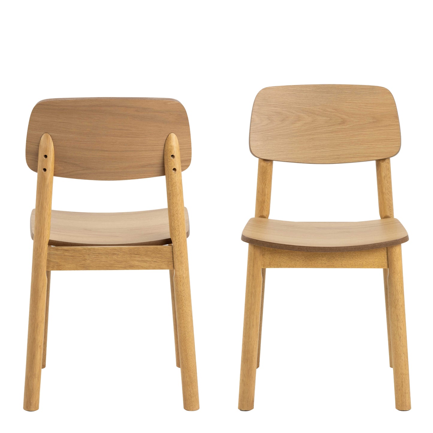 Set of 2 Quietwood Oak Dining Chair