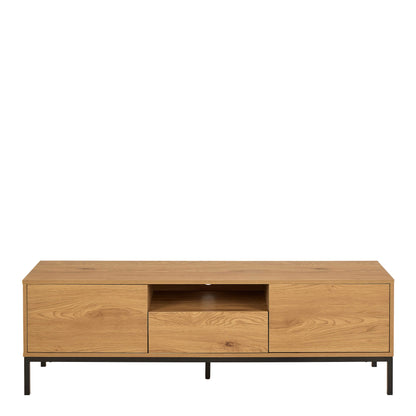 Galway 140cm Wild Oak TV Unit 2 Doors 1 Drawer 1 Shelf