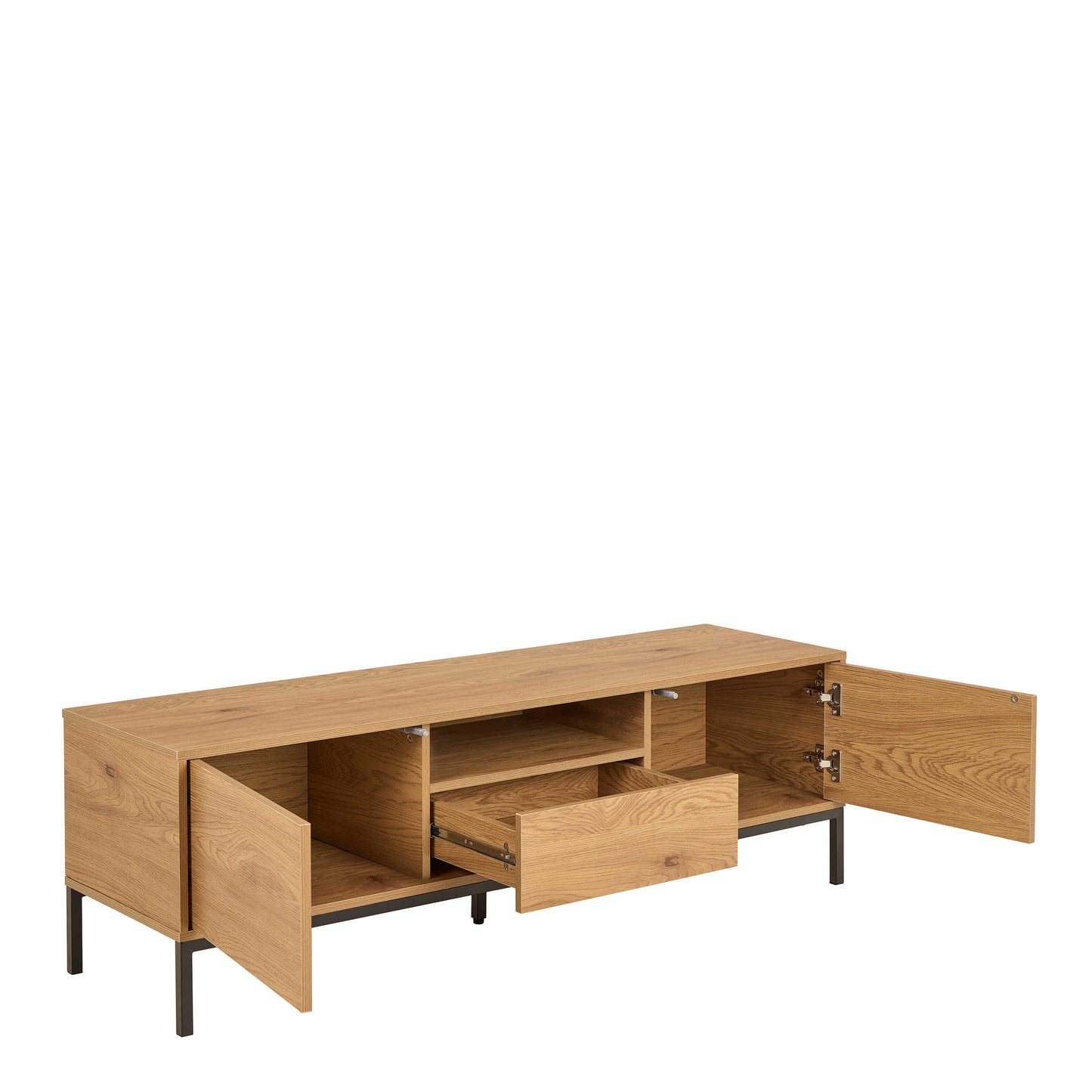 Galway 140cm Wild Oak TV Unit 2 Doors 1 Drawer 1 Shelf