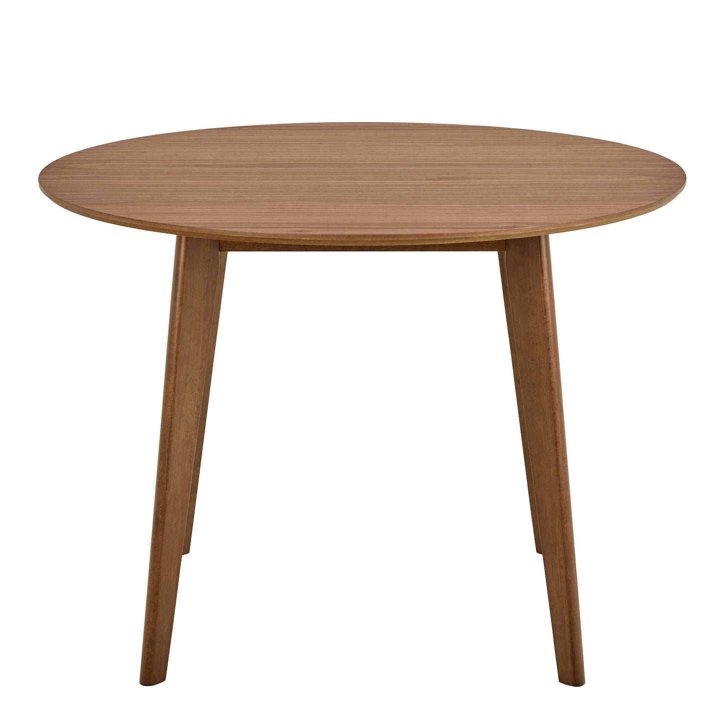 Saffron Small Walnut Wood Effect Round Dining Table