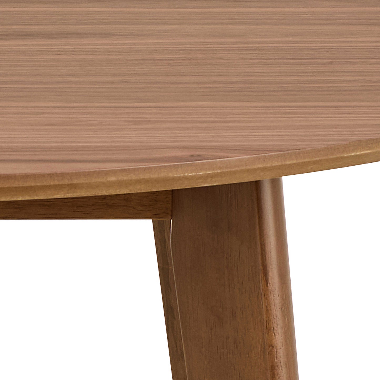 Saffron Small Walnut Wood Effect Round Dining Table