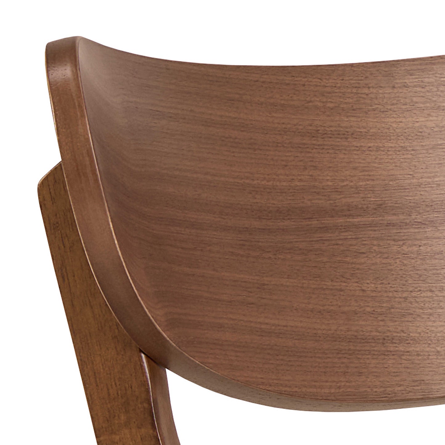 Set of 2 Saffron Walnut Wood Effect Dining Chairs