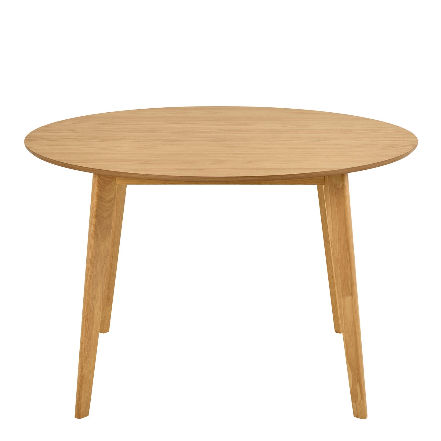 Marseille 120cm Round Oak Veneer Dining Table