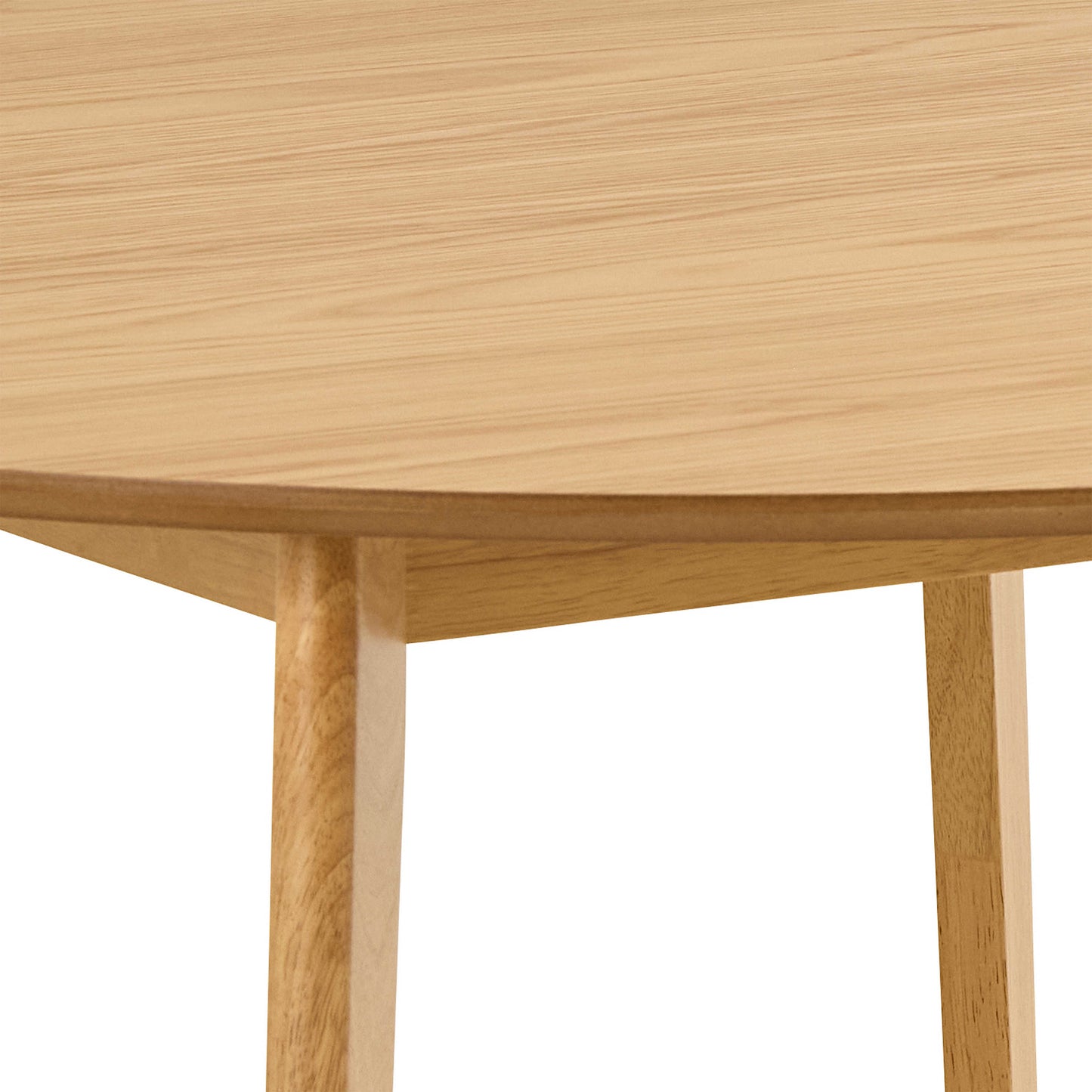 Marseille 120cm Round Oak Veneer Dining Table