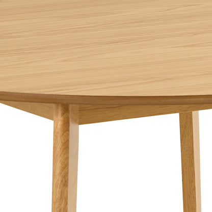 Marseille 120cm Round Oak Veneer Dining Table