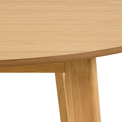 Marseille 120cm Round Oak Veneer Dining Table