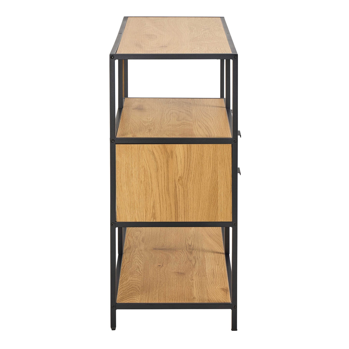 Galway Wild Oak Bookcase with 3 Shelves and 2 Drawers