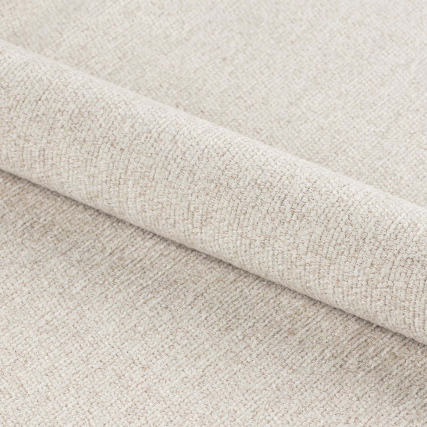 Set of 2 Nairobi Dining Chair Beige Chenille and Oak Veneer