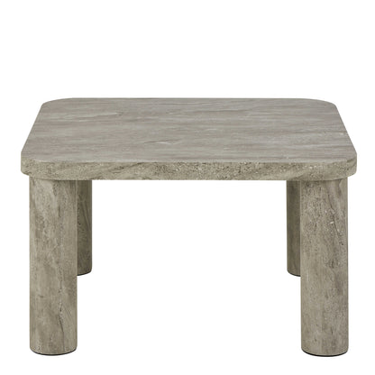 Frankfurt Square Light Oak Effect Coffee Table Rounded Corners