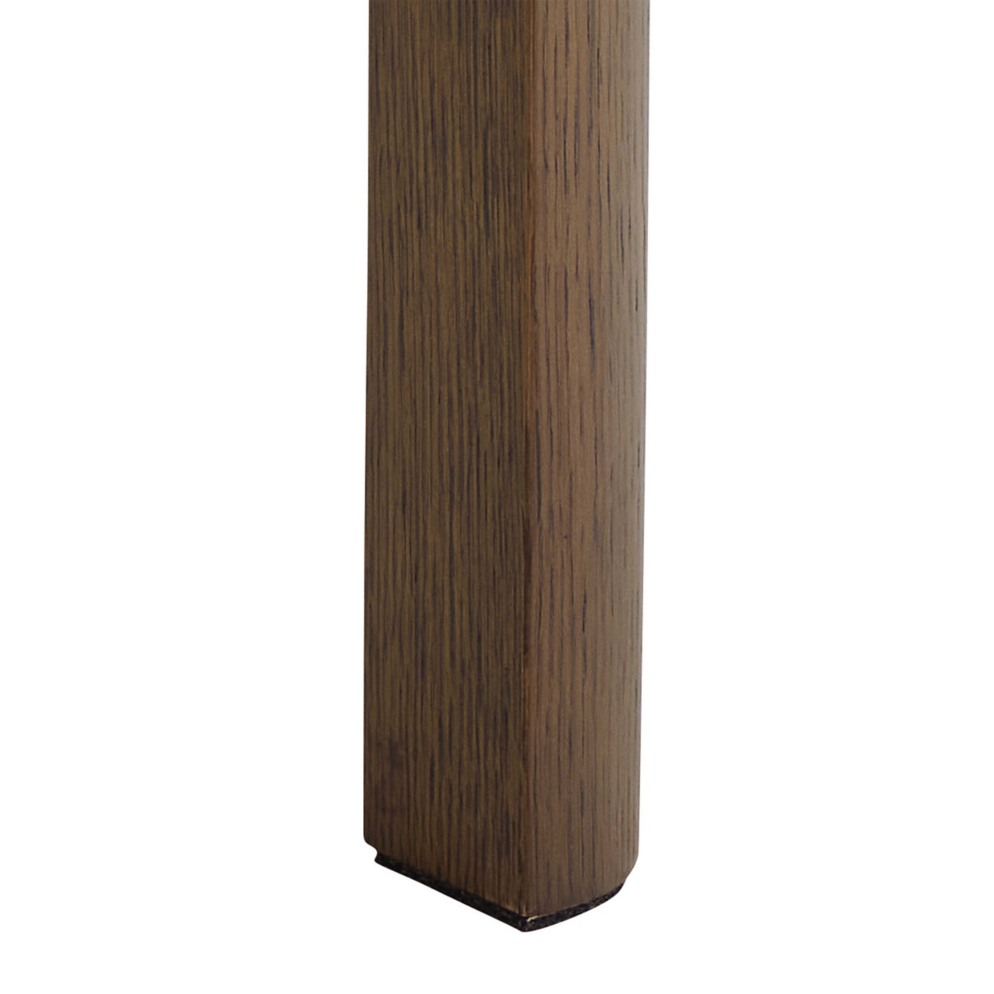 Cork Warm Wood Square Side Table with Black Frame