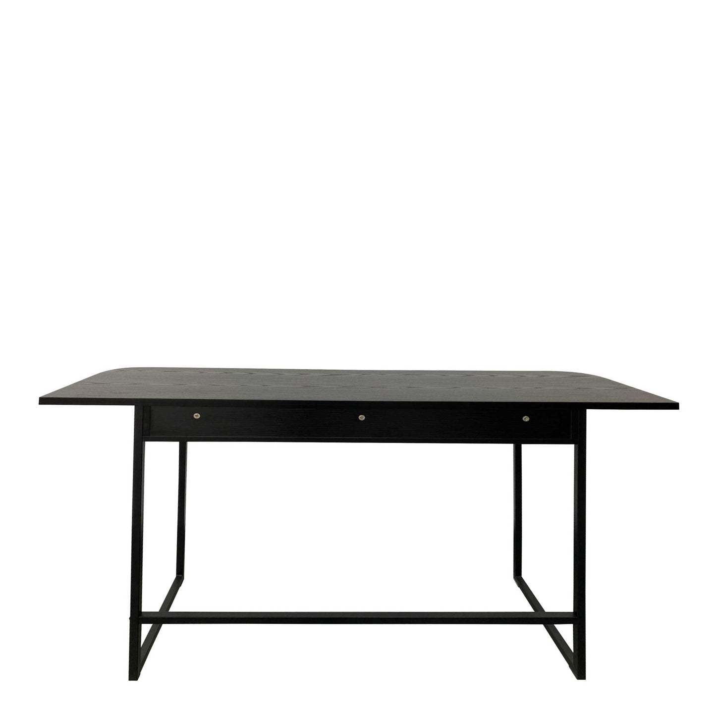Cape Town 2 Shelves Black Oak Console Table