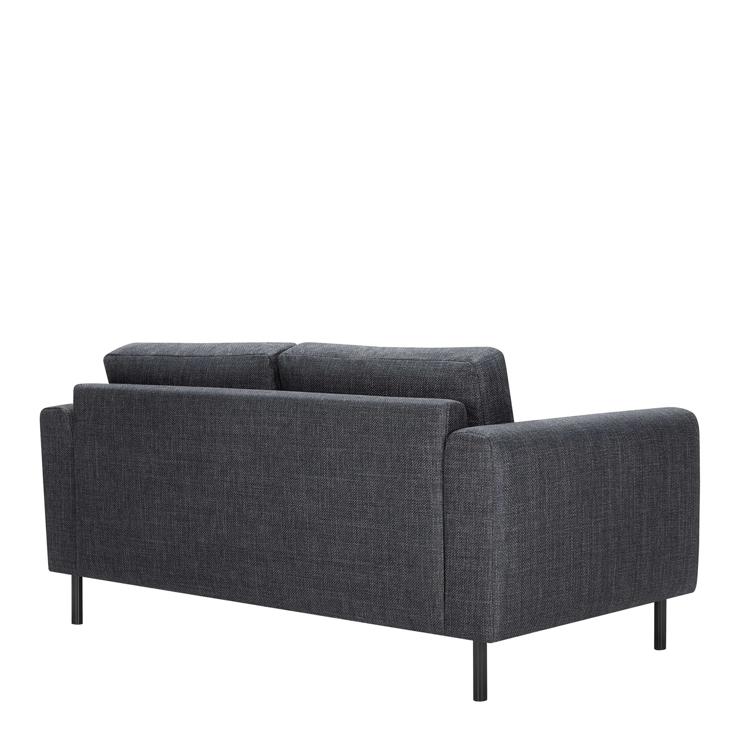 San Sebastian 2 Seater Sofa Upholstered Dark Grey and Basel Fabric