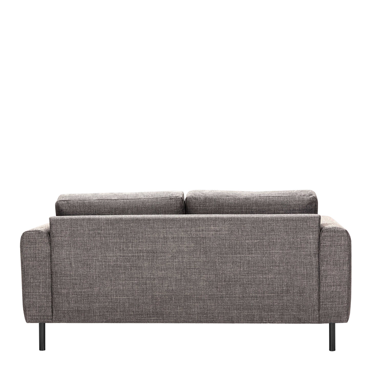 San Sebastian 2 Seater Sofa Upholstered Light Grey Brown Fabric