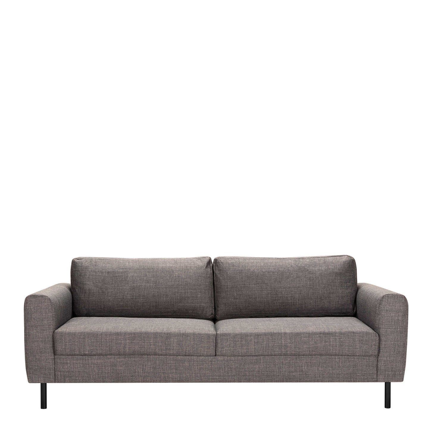 San Sebastian 3 Seater Sofa Upholstered Light Grey Fabric