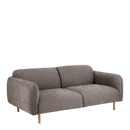 Set of 2 Cambridge 2.5  Seater Sofas in Fay Dusty Brown Fabric