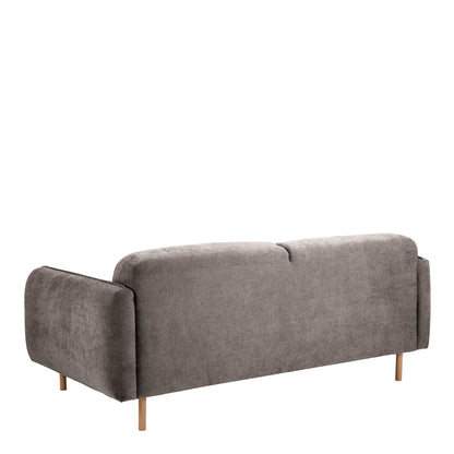 Set of 2 Cambridge 2.5  Seater Sofas in Fay Dusty Brown Fabric