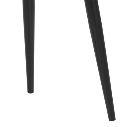 Dresden Natural Oak Effect Wood Office Desk 3 Drawers Black Legs