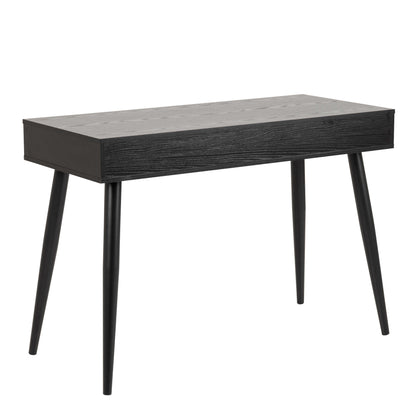 Dresden Black Wooden Office Desk 3 Drawers