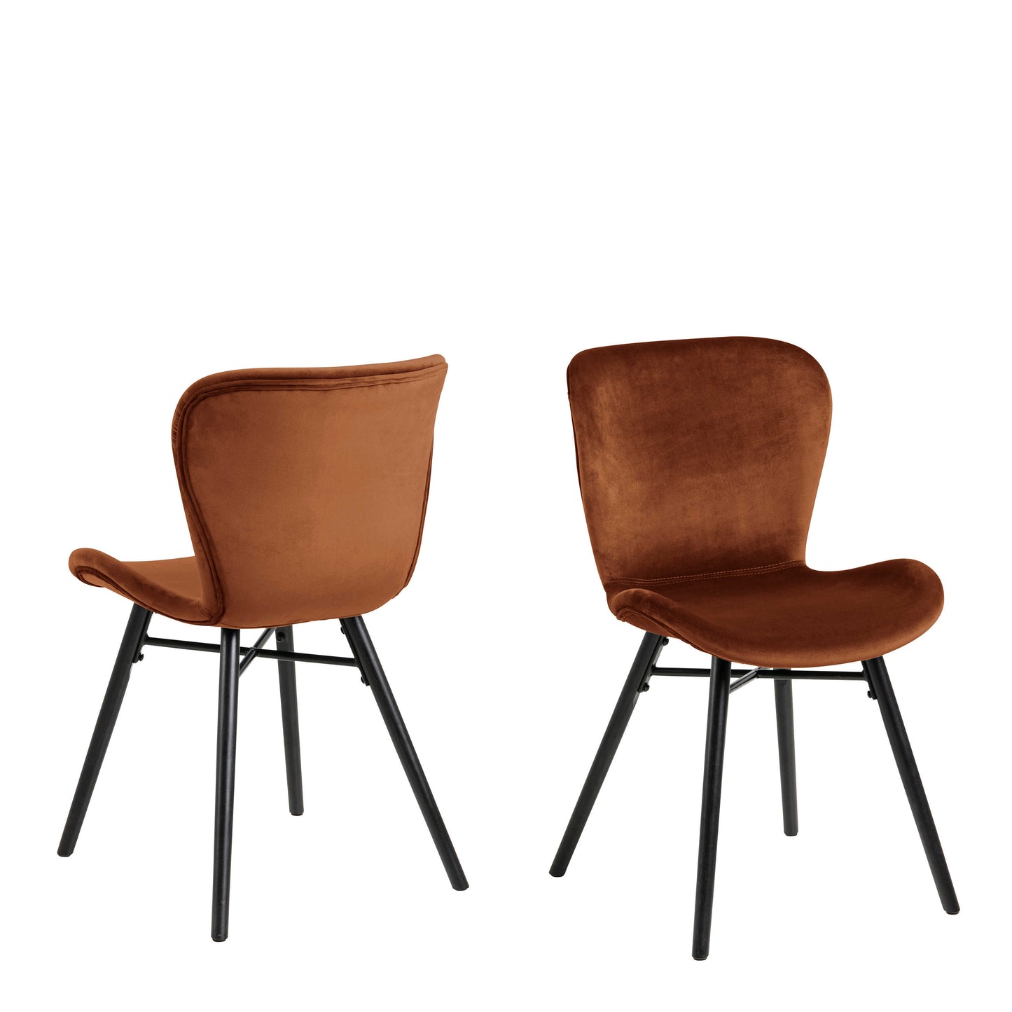 Set of 2 Acorn Upholstered Dining Chairs