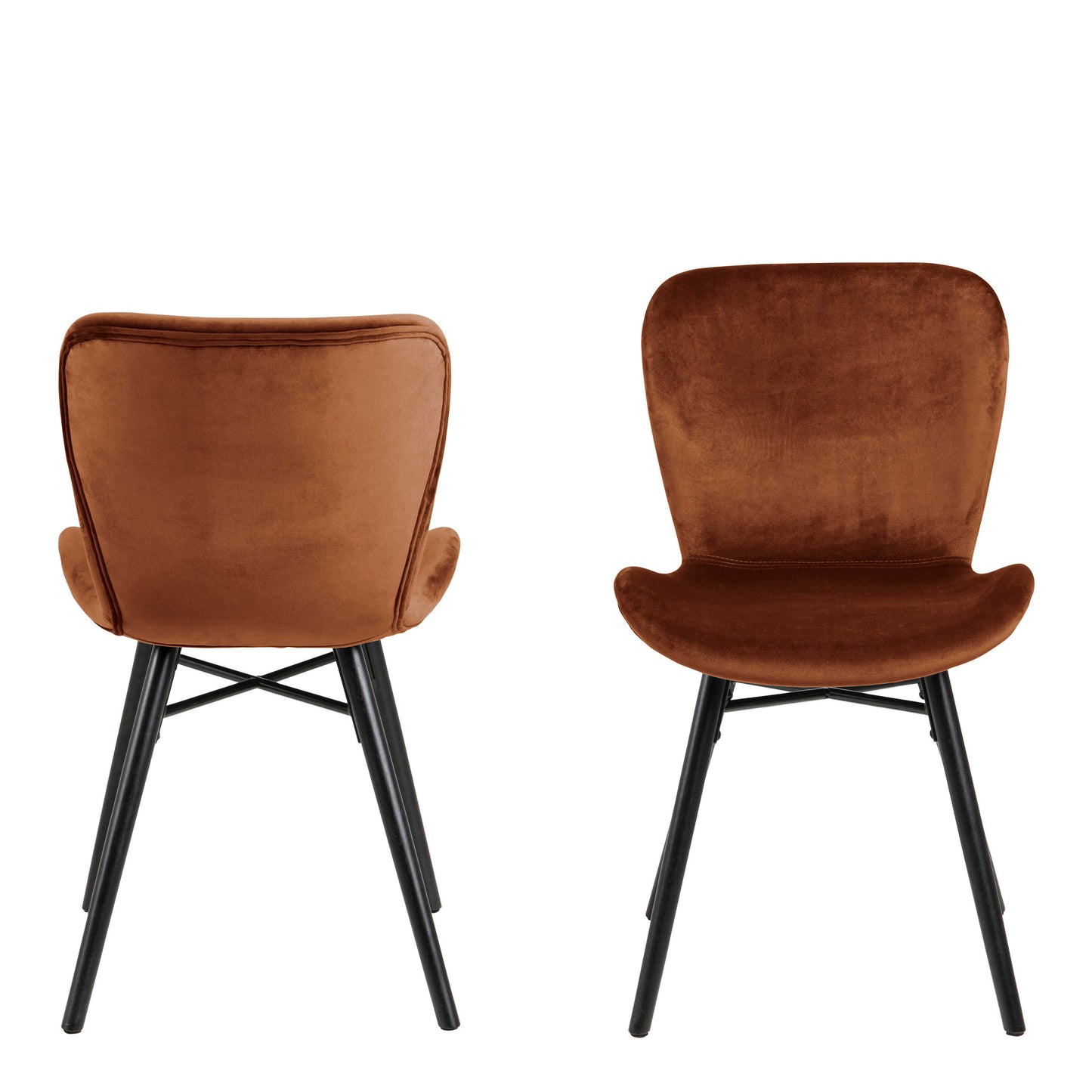 Set of 2 Acorn Upholstered Dining Chairs