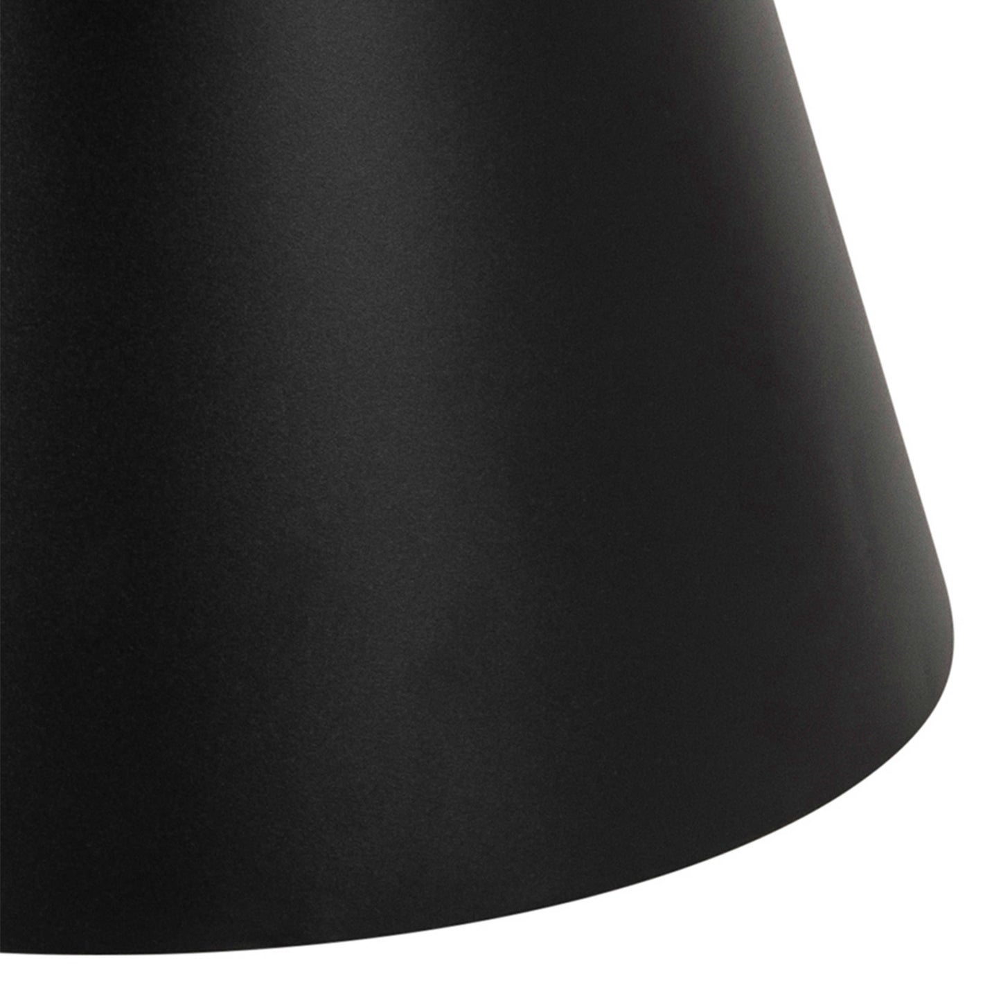 Hamburg Round Black Ceramic Coffee Table Steel Pillar Base