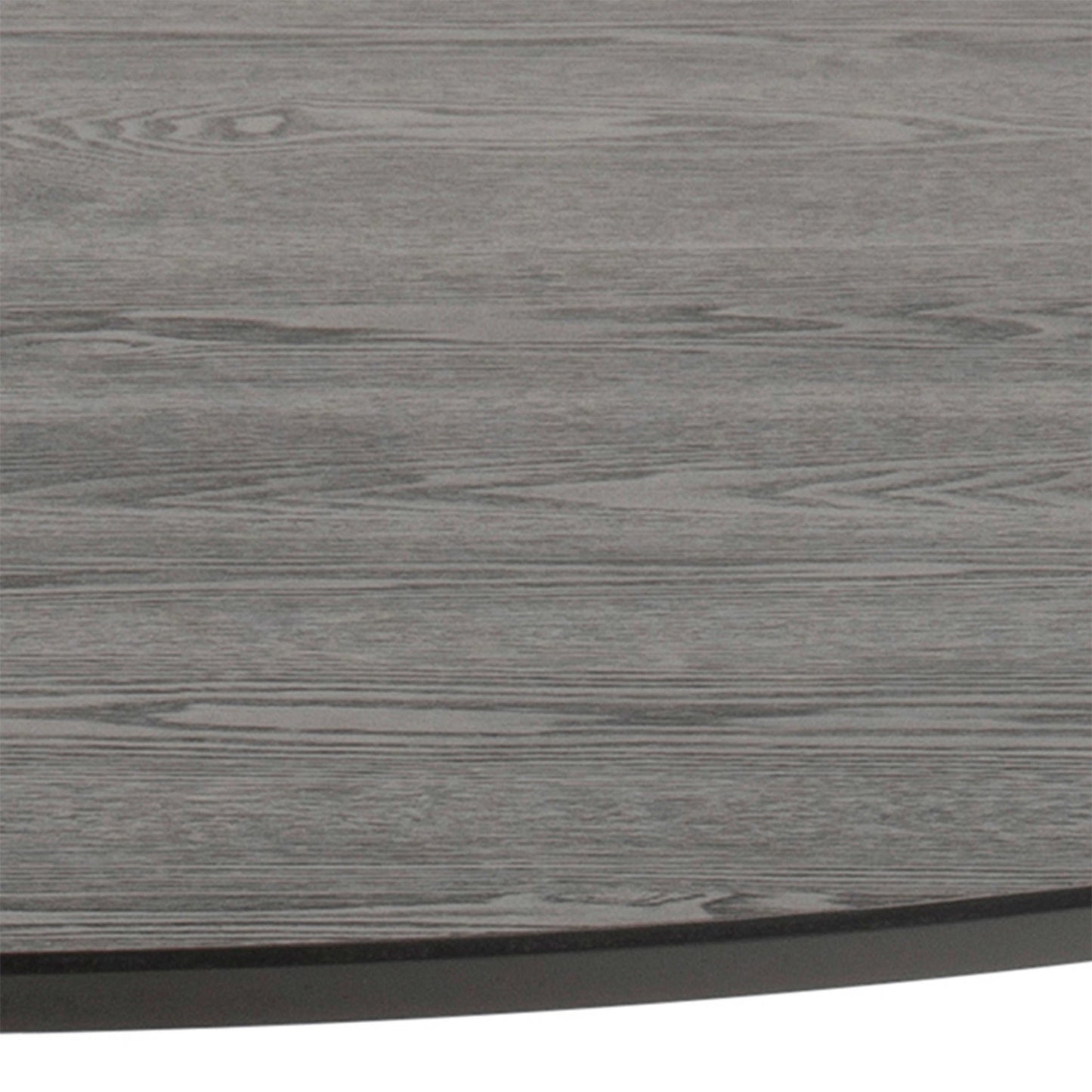 Ibiza 110cm Black Round Dining Table Black Base