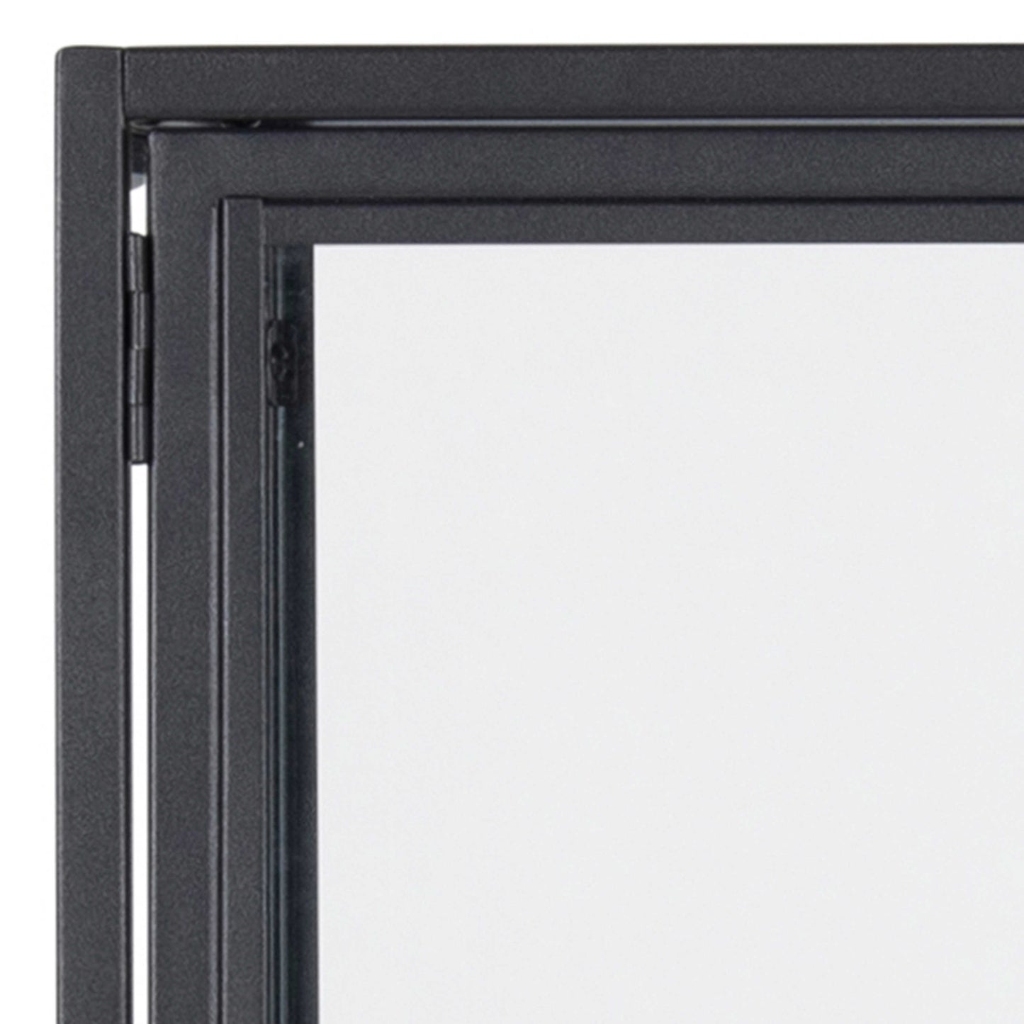 Taipei Black 2 Glass Door Display Bookcase Cabinet