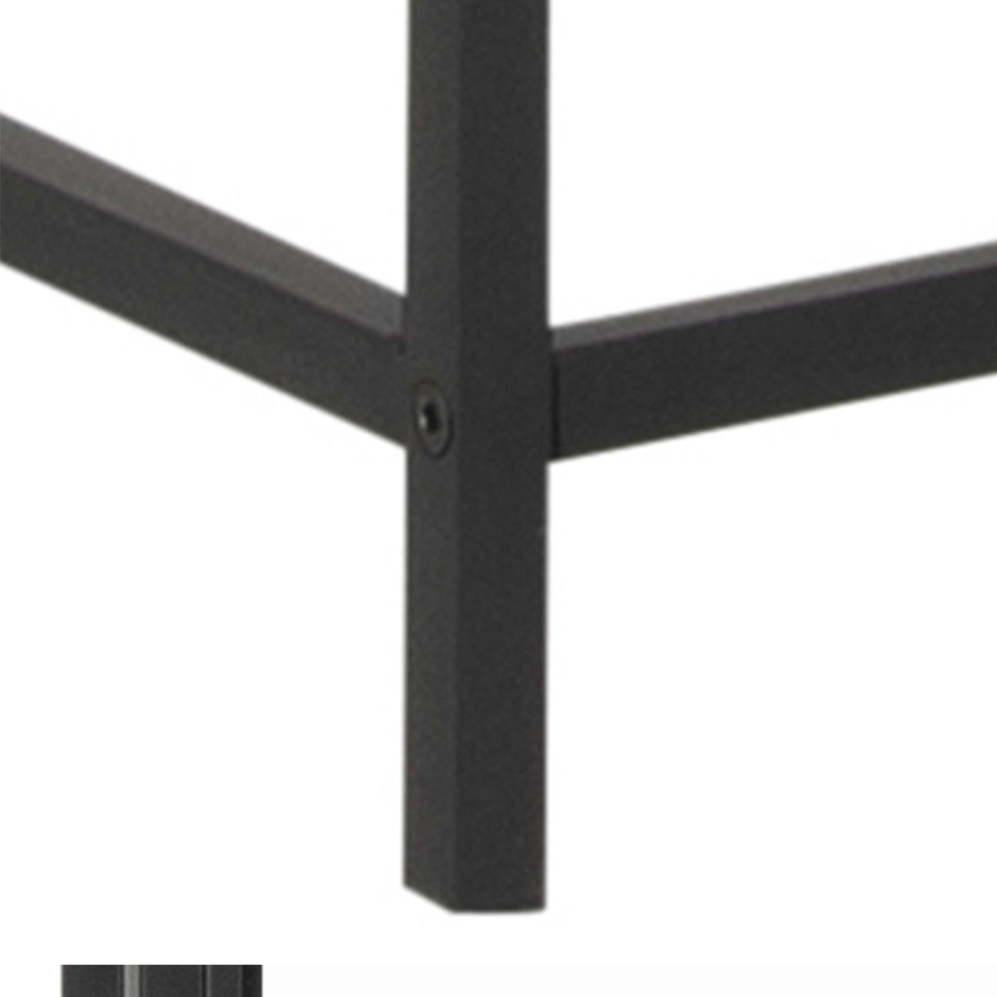 Taipei Tall Black Metal 2 Door Display Bookcase Cabinet