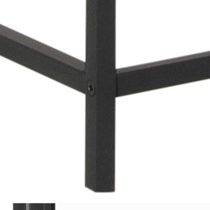 Taipei Tall Black Metal 2 Door Display Bookcase Cabinet