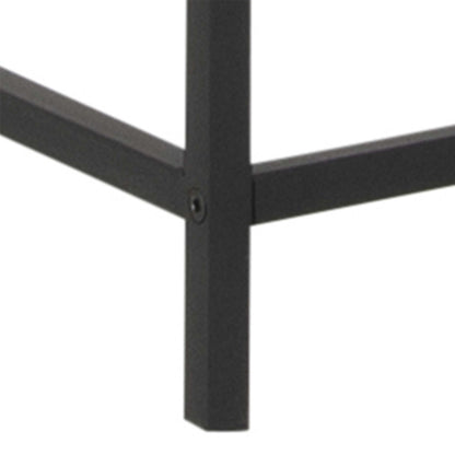 Taipei Tall Black Metal 2 Door Display Bookcase Cabinet