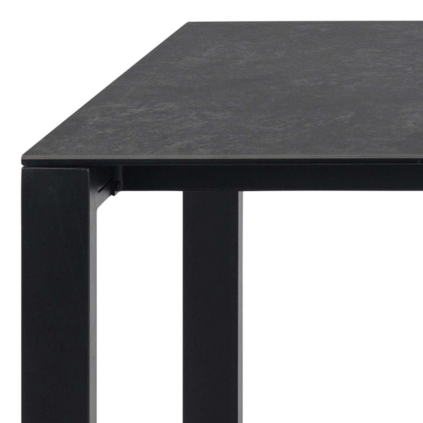 Mexico 8 Seater Matt Black Ceramic Dining Table