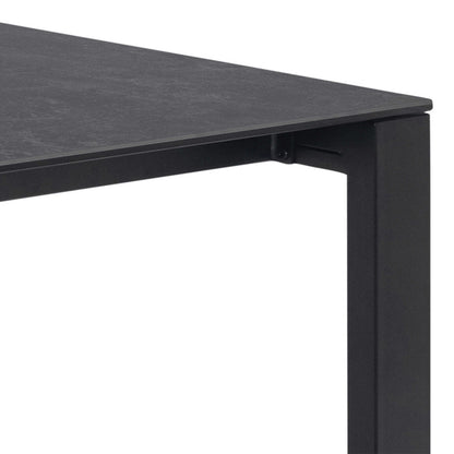 Mexico 8 Seater Matt Black Ceramic Dining Table