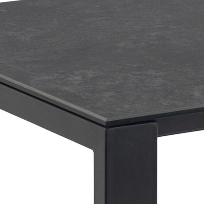 Mexico 8 Seater Matt Black Ceramic Dining Table