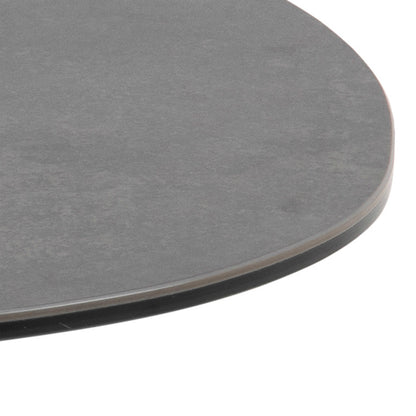 Brackenhill 85cm Black Ceramic Leaf Shaped Coffee Table