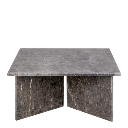 Singapore Brown Marble Square Coffee Table