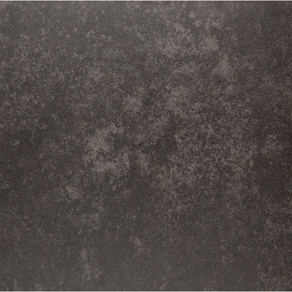 Perth 200cm Black Ceramic Extendable Dining Table Industrial Black Metal Legs