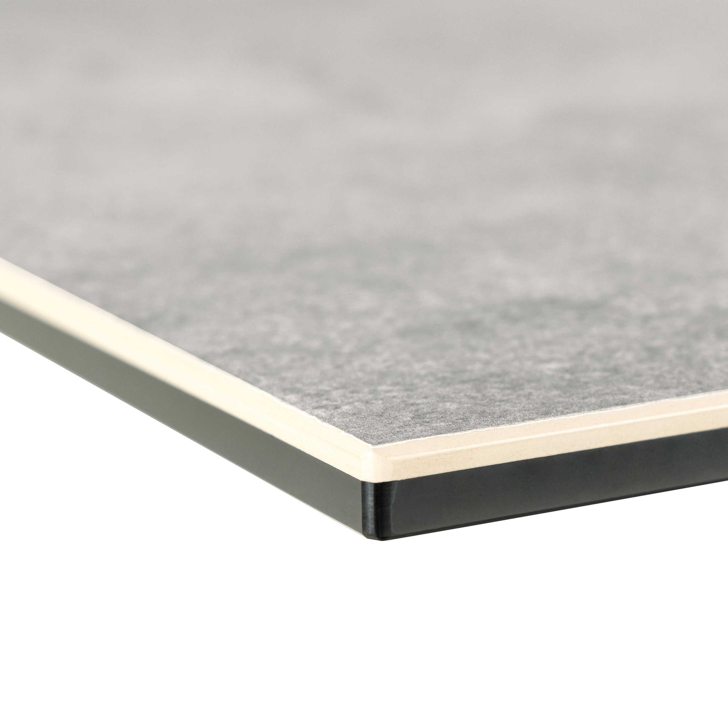 Perth 160cm 6 Seater Grey Ceramic Dining Table Industrial Black Metal Legs