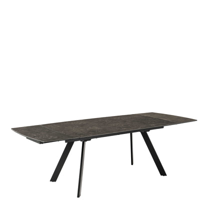 Larkspur Black Ceramic Dining Table