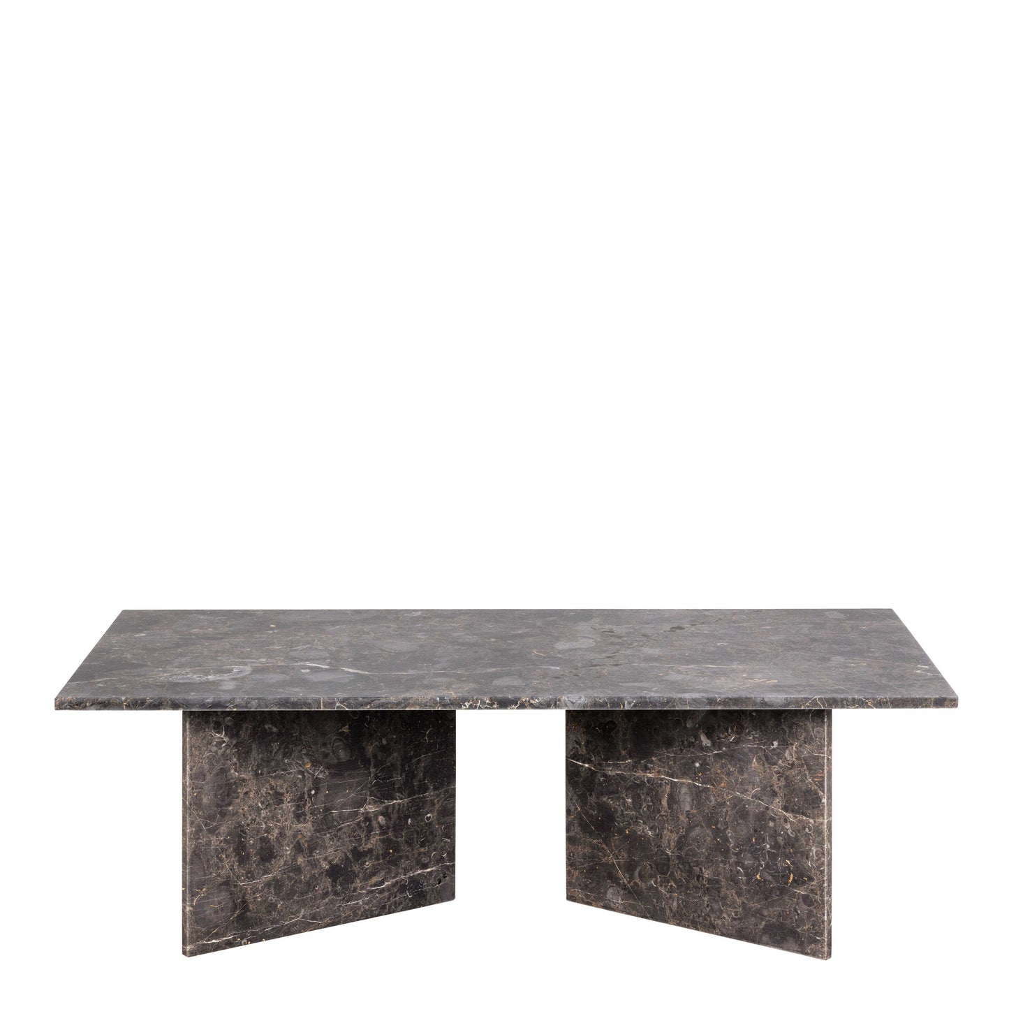 Singapore Brown Marble Modern Rectangular Coffee Table