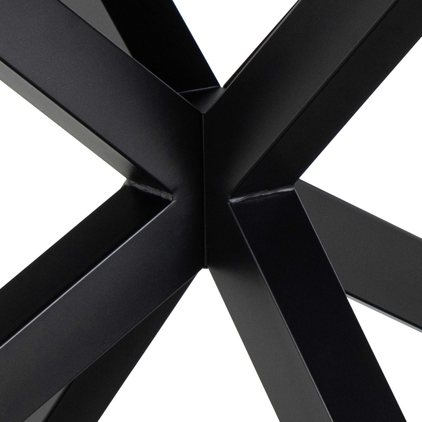 Perth 200cm Rusty Brown Ceramic Extendable Dining Table Industrial Black Metal Legs