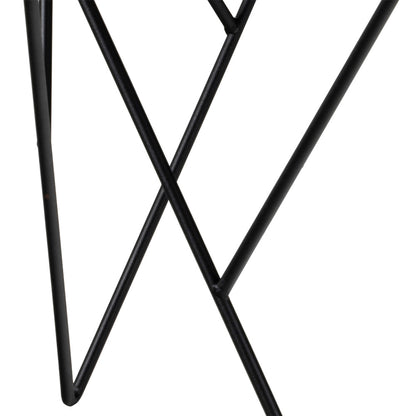 Fjerritslev Black Coffee Table Grey Glass Top