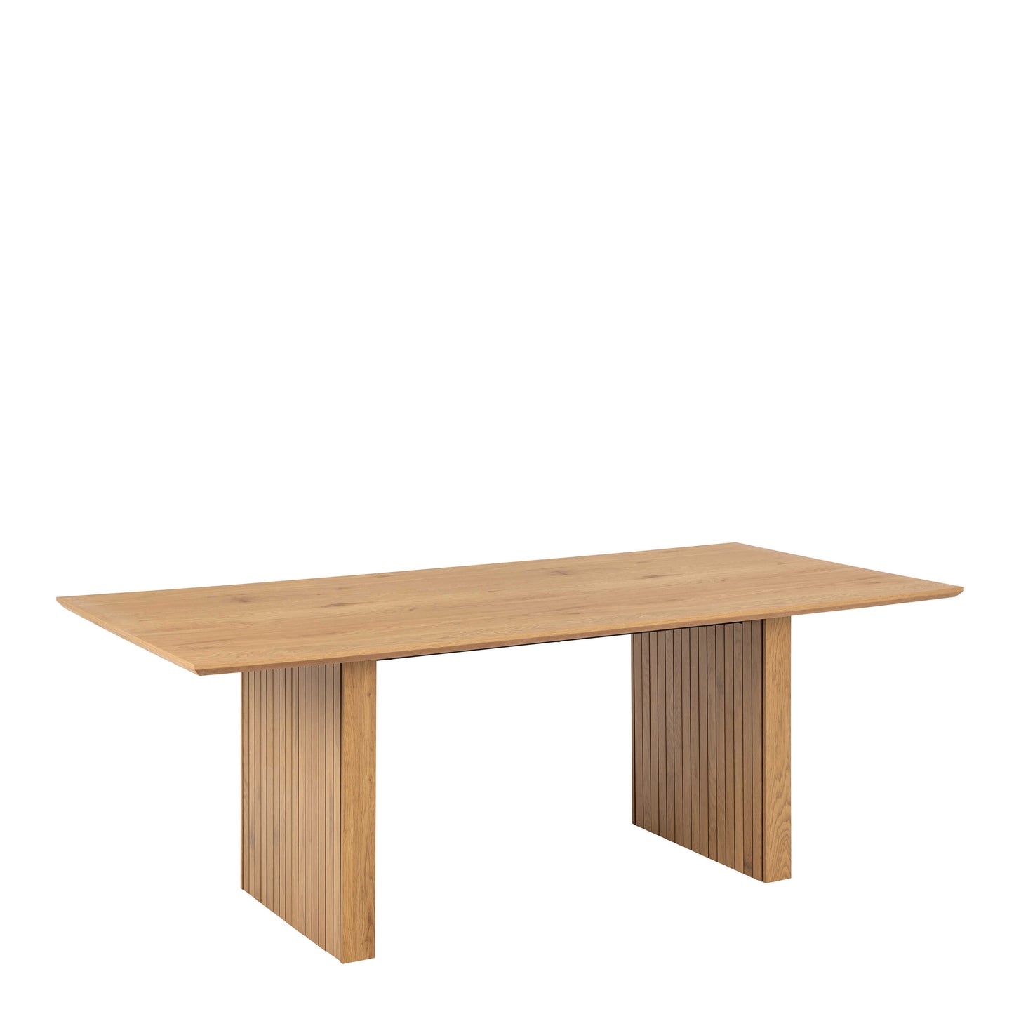 Bramblewig Oak Dining Table Slatted Legs