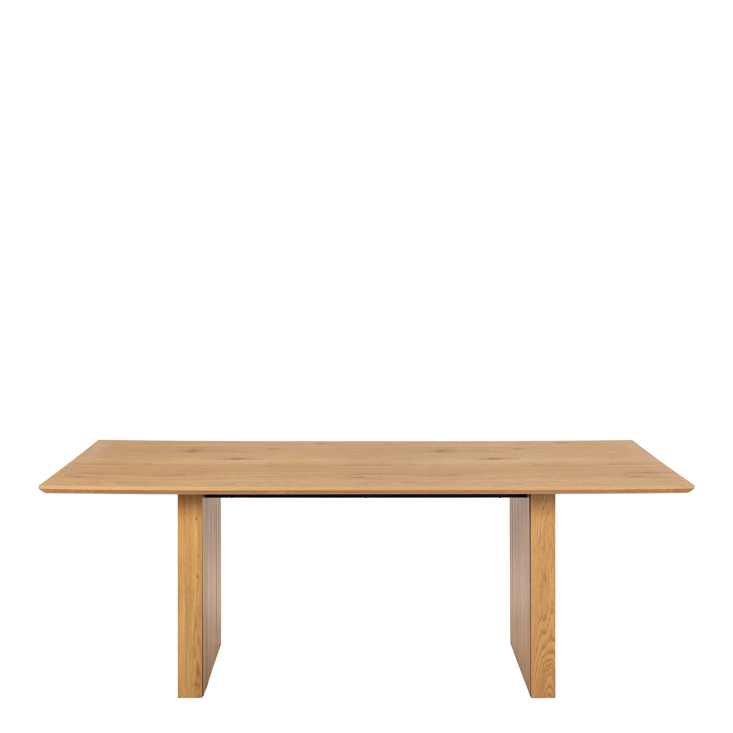 Bramblewig Oak Dining Table Slatted Legs