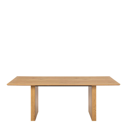 Bramblewig Oak Dining Table Slatted Legs