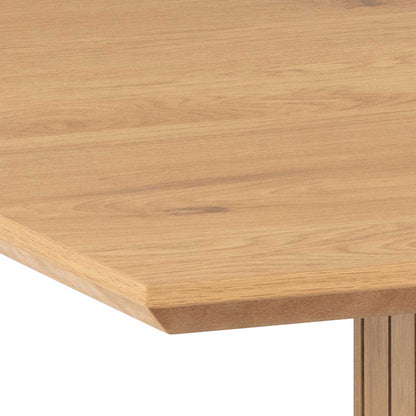 Bramblewig Oak Dining Table Slatted Legs