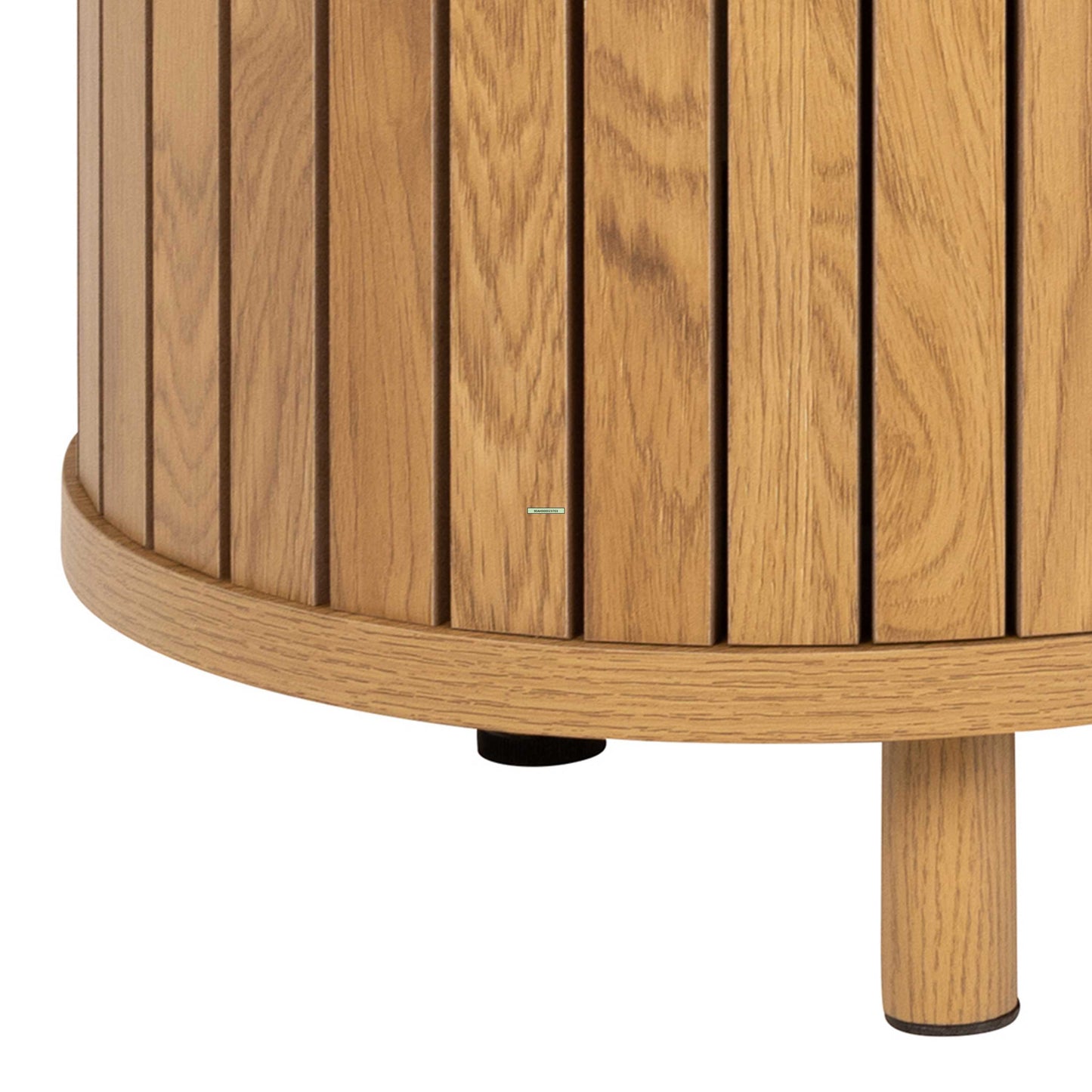 Bramblewig 2 Door Oak Wood Sideboard Slat Design