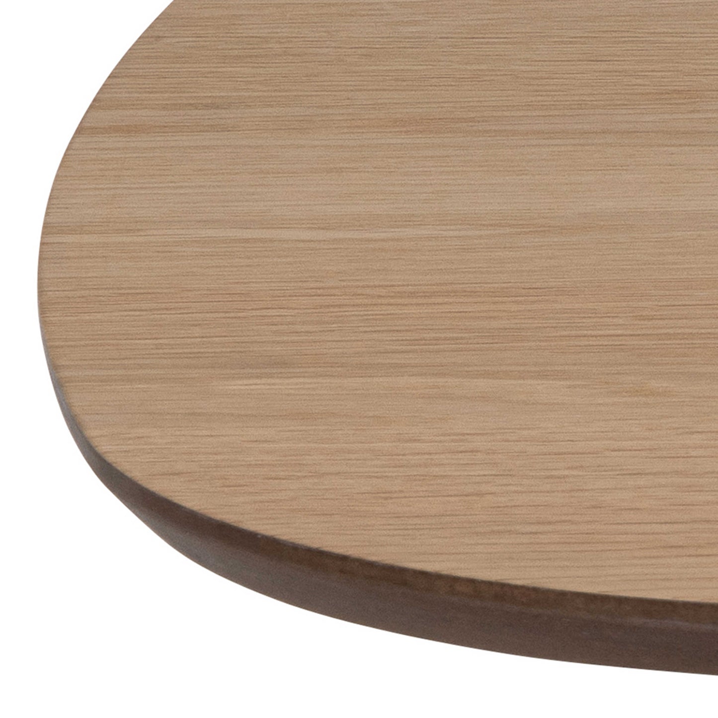 Johannesburg Square Natural Oak Coffee Table Round Edges