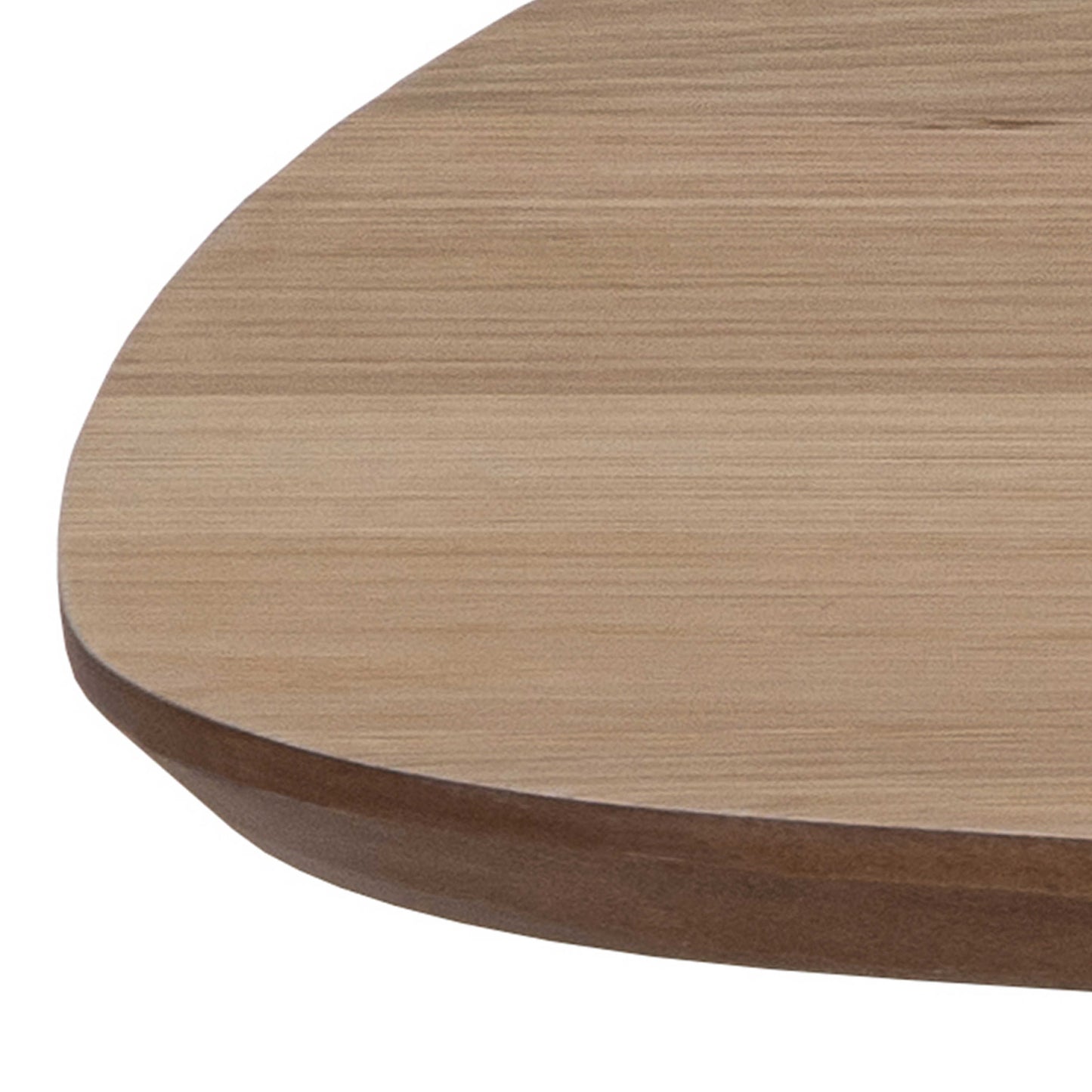 Johannesburg Rectangular Natural Oak Coffee Table Round Edges