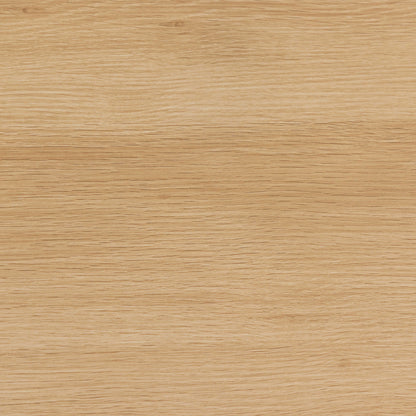 Bjork Natural Oak Wood and Black Panelled Wide Chest of 3 Drawers