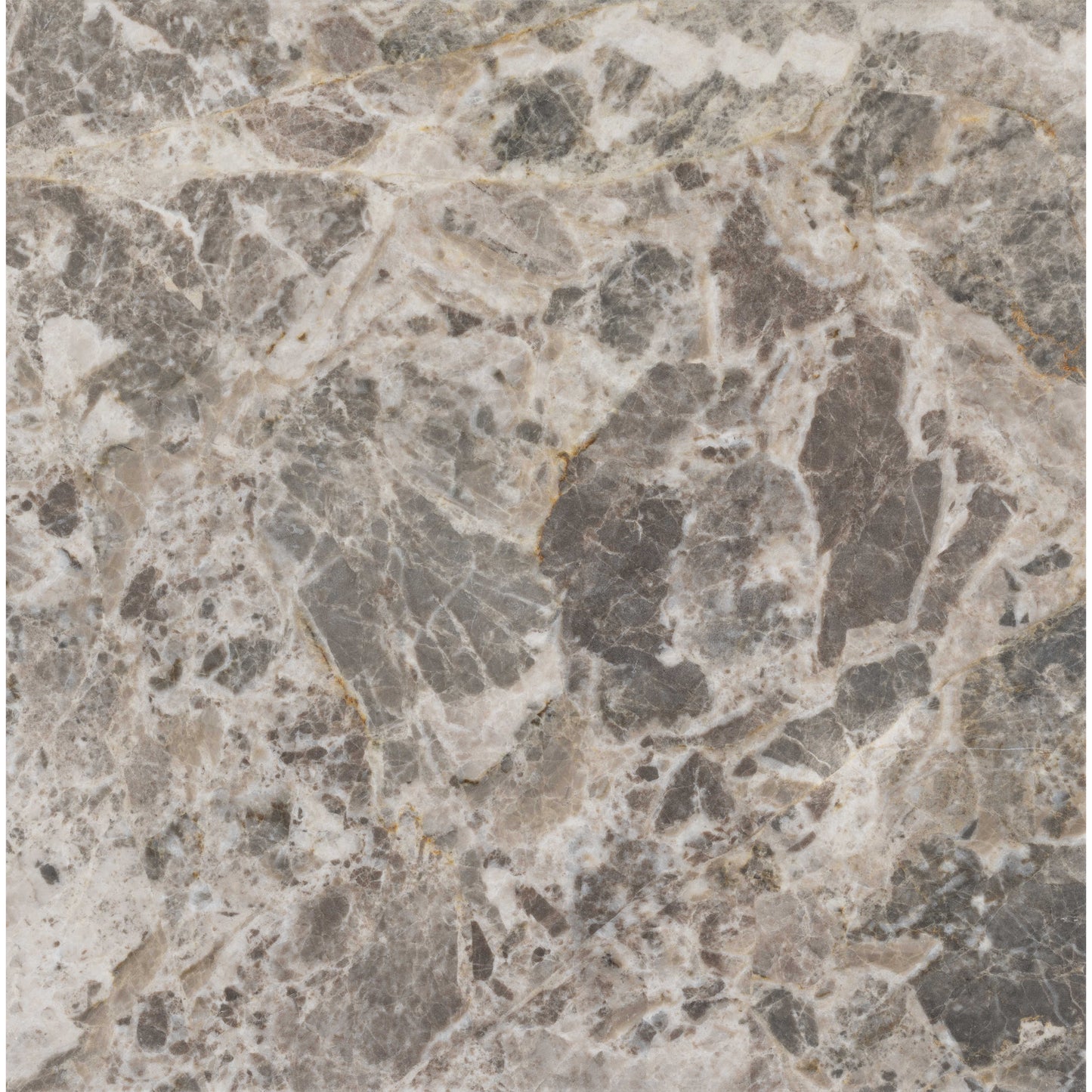 Toulouse Grey Marble Effect Side Table Black Steel Base